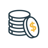 Stack of coins icon